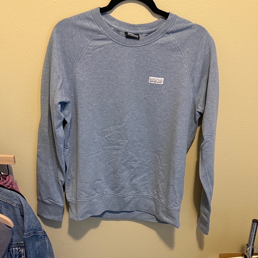 Patagonia Blue Crewneck Sweatshirt